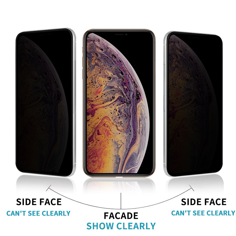 MOCOLO Anti-peep Full Glue Celoobrazovkový hedvábný potisk Ochranná fólie obrazovky z tvrzeného skla pro iPhone XS 5,8 palce MOCOLO Anti-peep Full Glue Celoobrazovkový hedvábný potisk Ochranná fólie obrazovky z tvrzeného skla pro iPhone XS 5,8 palce